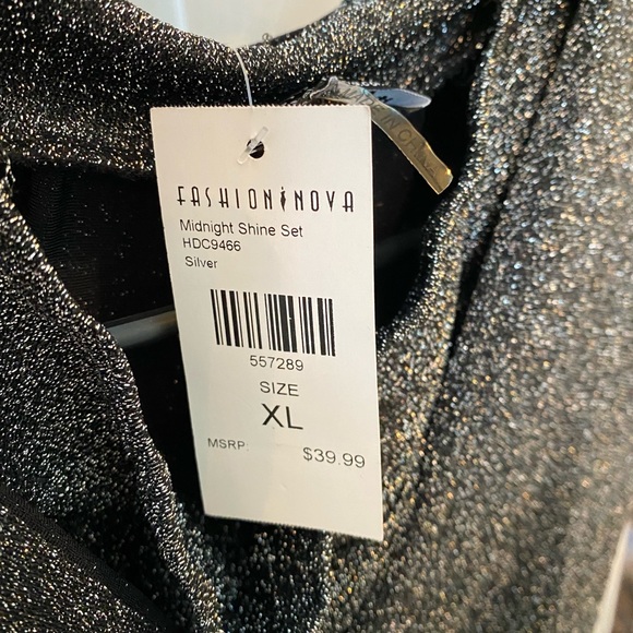 NWT XL Split Leg Two Piece Pant Set - Picture 9 of 12